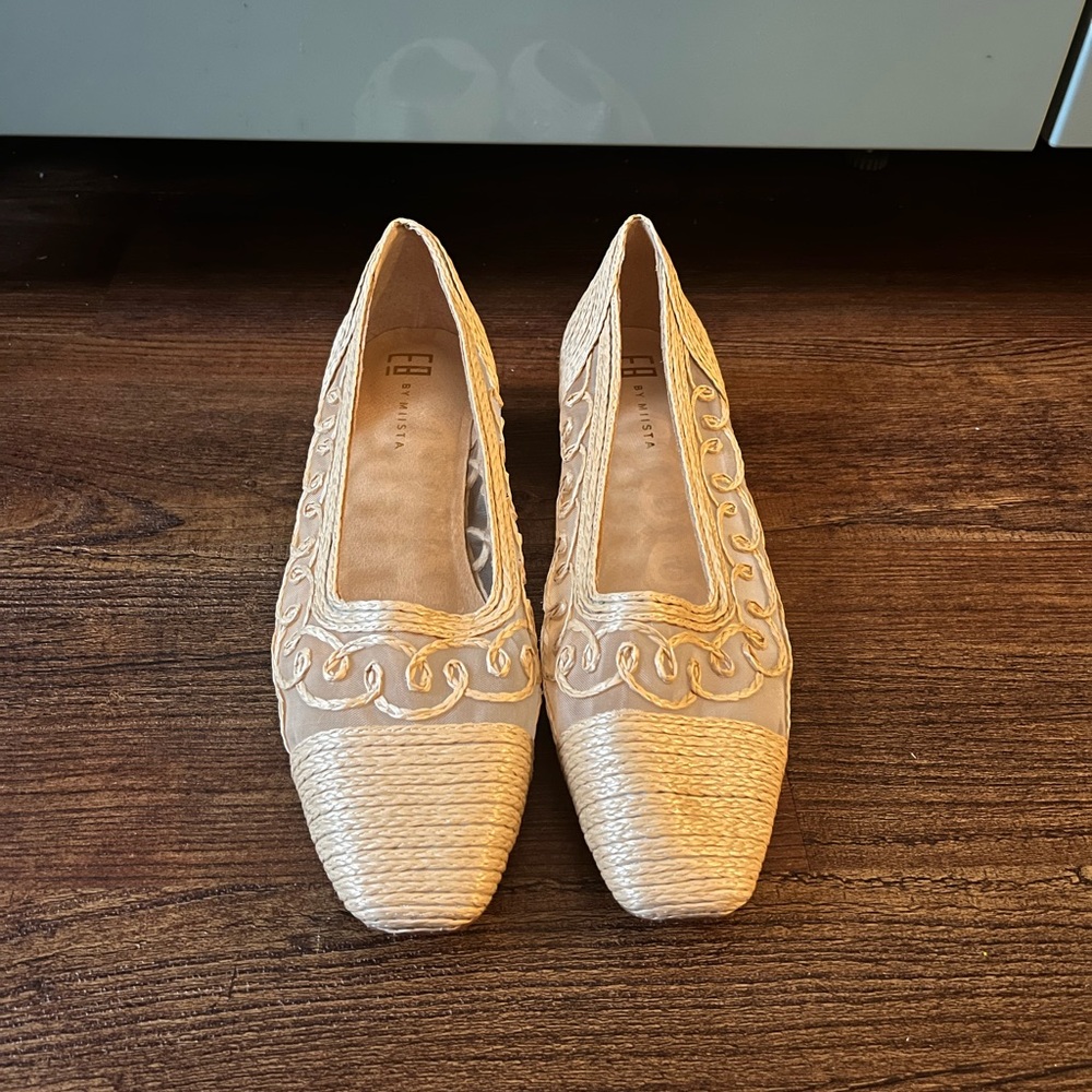 NWT Miista raffia shoes